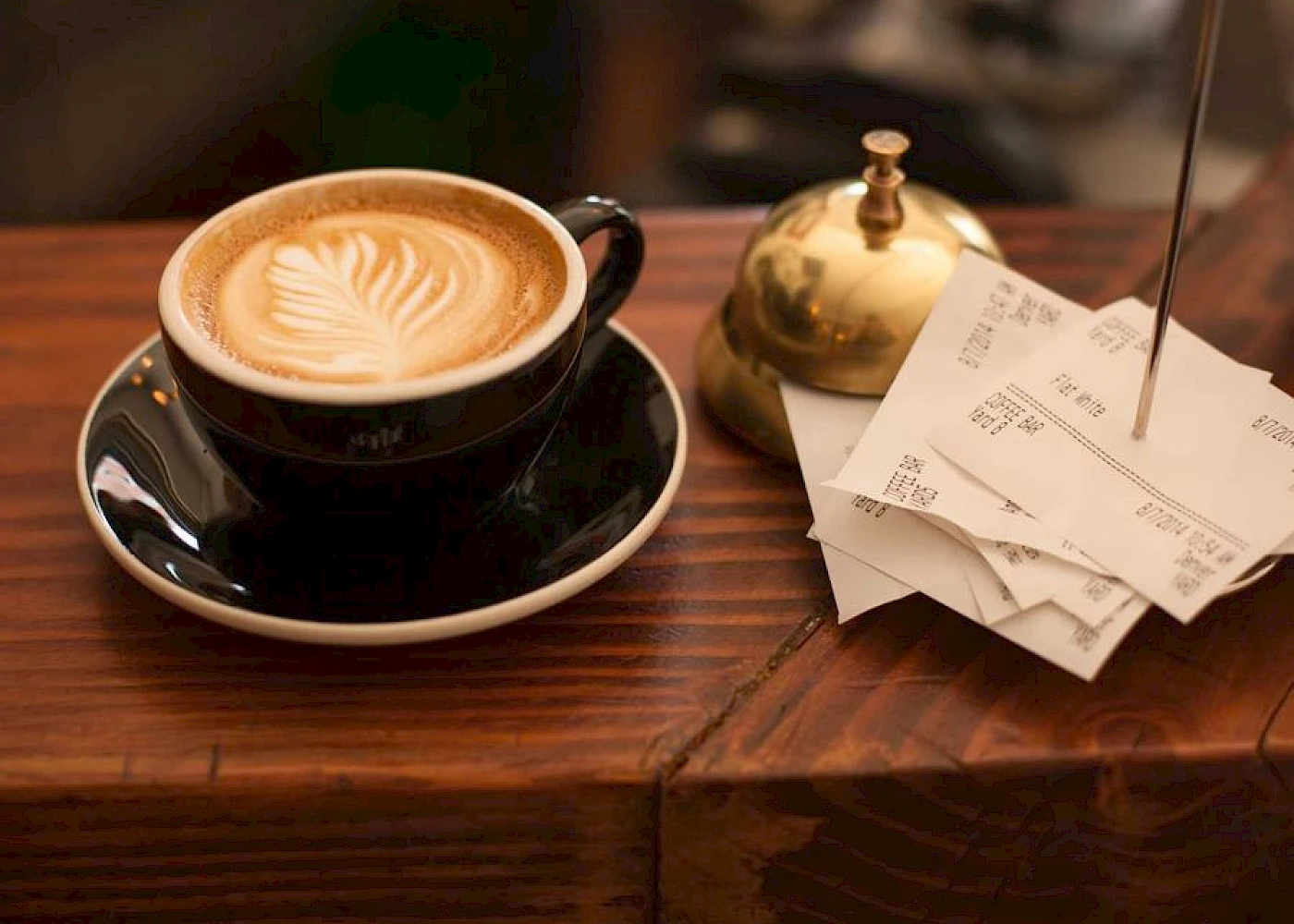 Coffee and guest notes on the Atelier Room desk