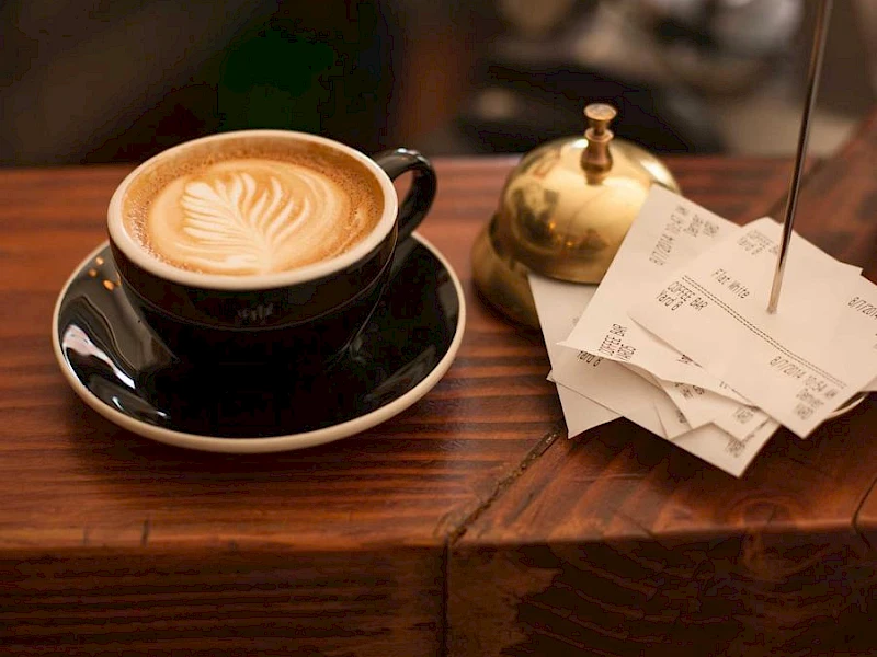 Coffee service detail with Maison Shop objects